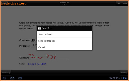 SignMyPad Pro screenshot