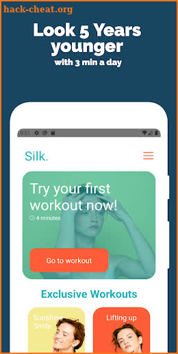 Silk. - Faceyoga & Excercises screenshot