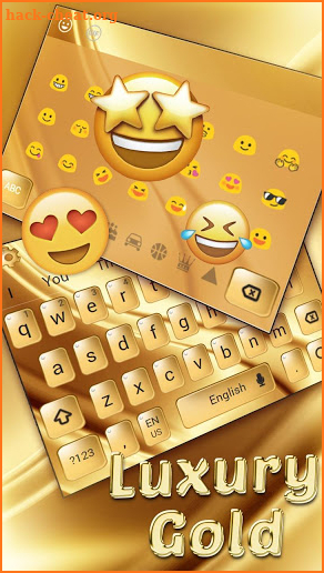 Silk Luxury Gold Keyboard screenshot