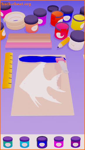 Silk Screen Coloring screenshot