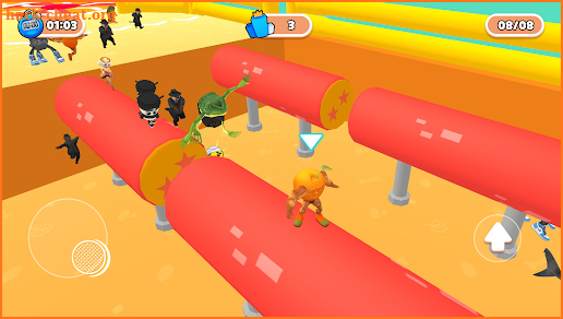 Silly Guys Race: Fall & Run screenshot