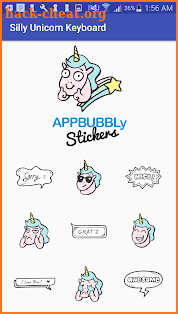 Silly Unicorn Emoji Keyboard Stickers for Gboard screenshot