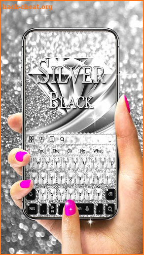 Silver Black Keyboard screenshot
