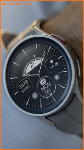 Silver Classic watch face screenshot
