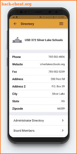 Silver Lake USD 372 screenshot