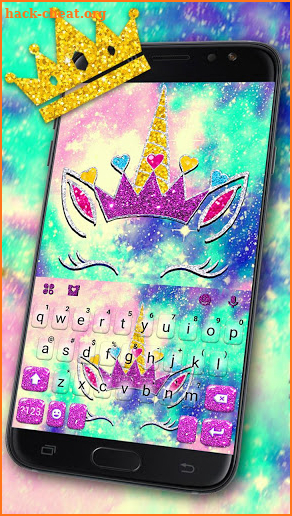 Silver  Unicorn Keyboard screenshot