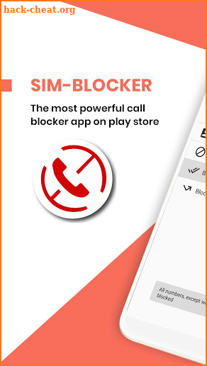 SIM-Blocker & Call Blocker screenshot