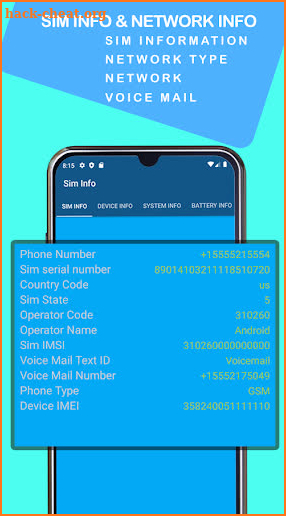 Sim Card Info screenshot