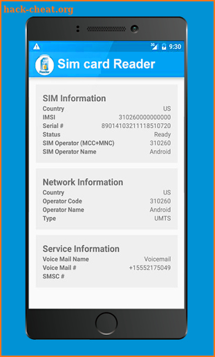 SIM Card Reader screenshot