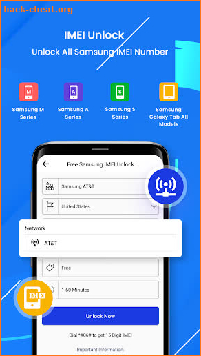 SIM Network Unlock for Samsung screenshot