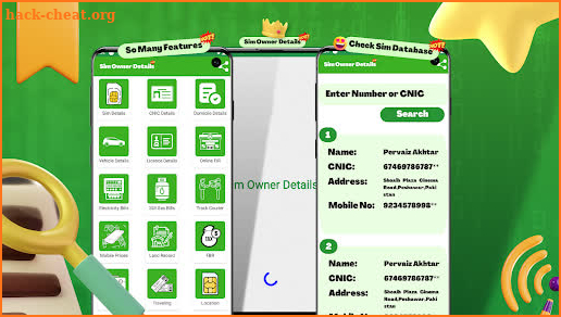 Sim Owner Details Live Tracker screenshot