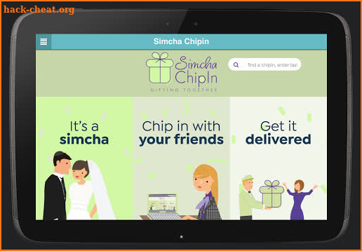 Simcha ChipIn screenshot