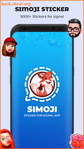 Simoji Stickers for Signal screenshot