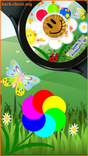 Simon Flower Wear OS Game screenshot
