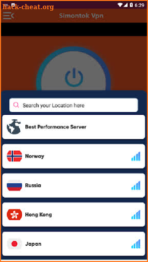 Simontok Vpn Browser screenshot