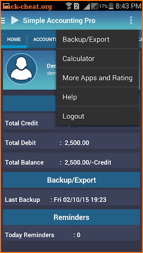 Simple Accounting Pro screenshot