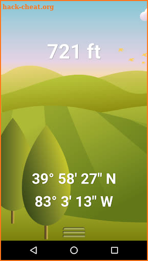 Simple Altimeter - Elevation, Sea Level, Altitude screenshot