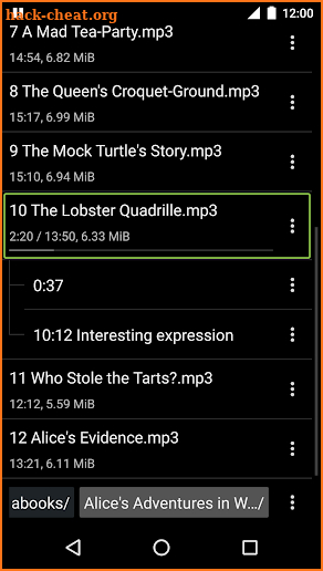 Simple Audiobook Player screenshot