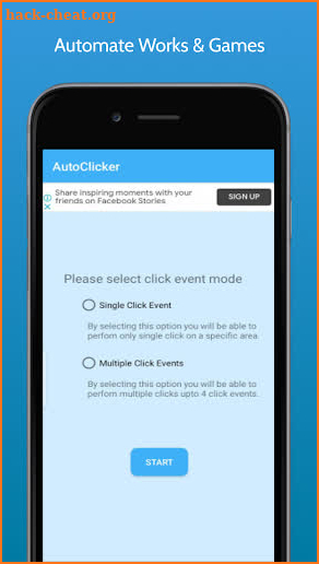 Simple Auto Clicker - Fast Free Easy Automatic Tap screenshot