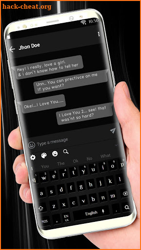 Simple Black keyboard screenshot