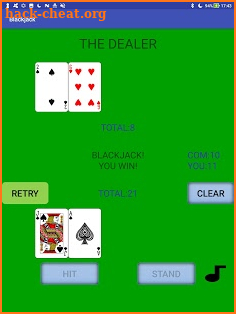 Simple Blackjack screenshot