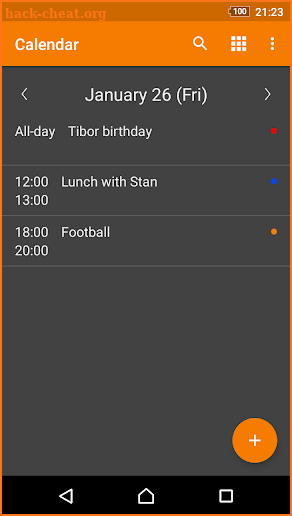 Simple Calendar Pro screenshot