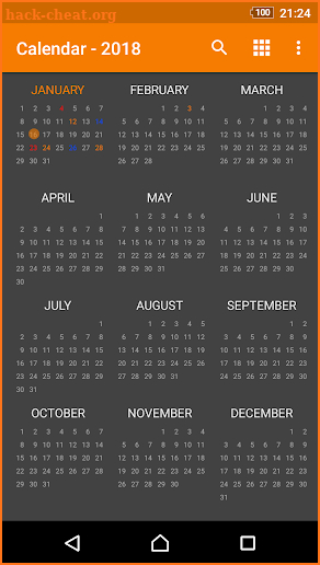 Simple Calendar Pro screenshot