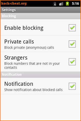 Simple Call Blocker screenshot