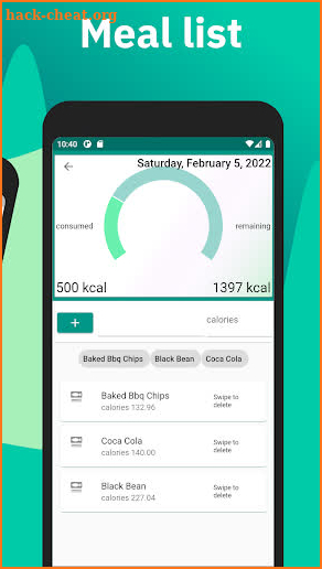 Simple Calorie Count screenshot