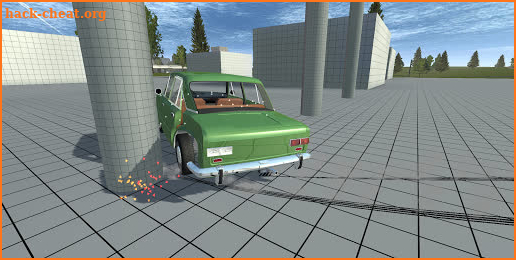 Simple Car Crash Physics Simulator Demo screenshot
