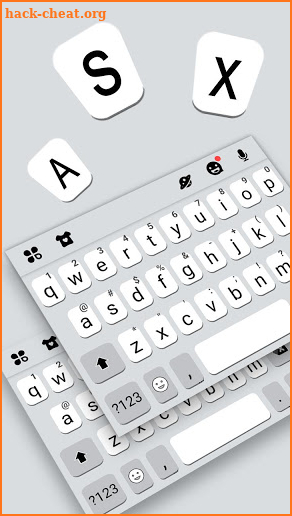 Simple Chat Keyboard Theme screenshot