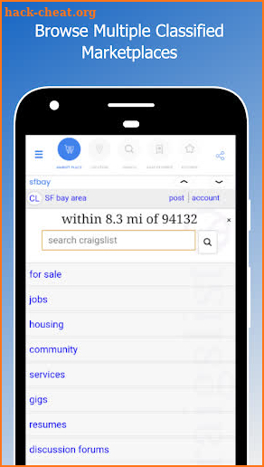 Simple Classifieds for Craigslist Marketplace Ads screenshot
