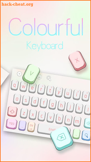Simple Colorful Keyboard screenshot