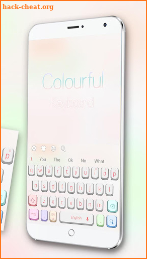 Simple Colorful Keyboard screenshot