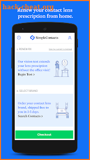 Simple Contacts - Prescription Renewals and Lenses screenshot