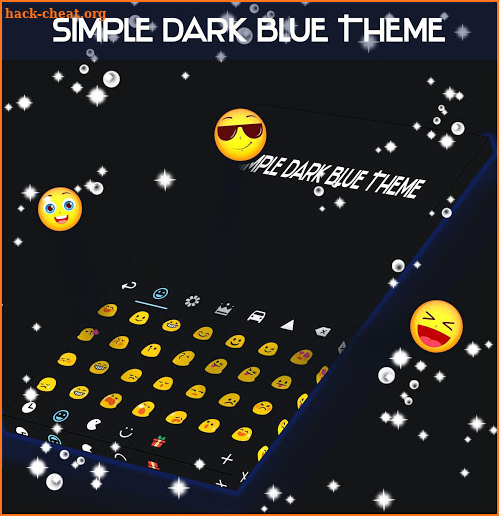Simple Dark Blue Theme screenshot