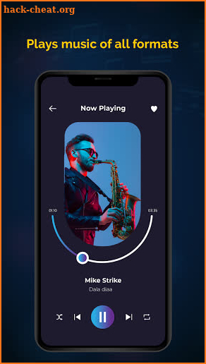 Simple Default Music Player & Equalizer screenshot