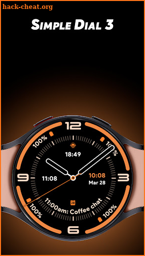 Simple Dial 3 - Watch face screenshot