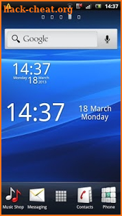 Simple Digital Clock Widget screenshot