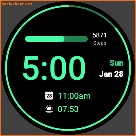 Simple Digital Watch Face screenshot