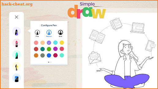 Simple Draw Pro - Draw and Paint Tool screenshot
