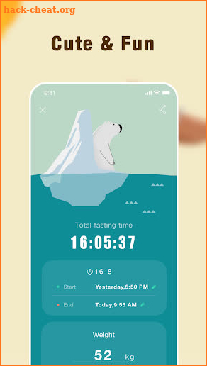 Simple Fasting Tracker screenshot