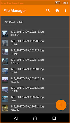 Simple File Manager screenshot