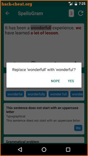 Simple Grammar & Spell Check screenshot