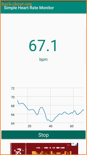 Simple Heart Rate Monitor screenshot