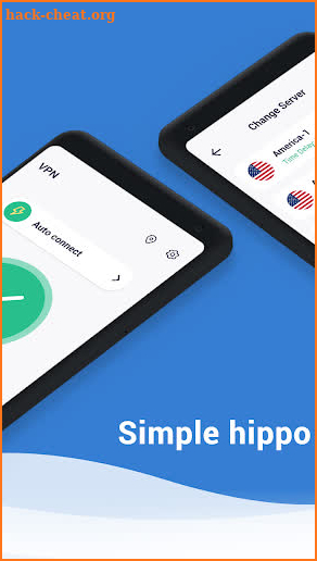 Simple hippo vpn screenshot