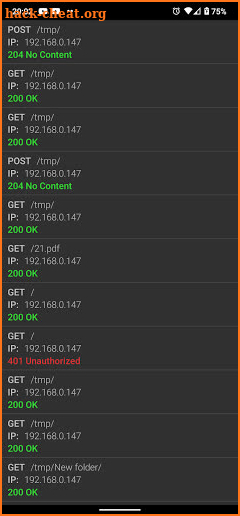Simple HTTP Server PLUS screenshot