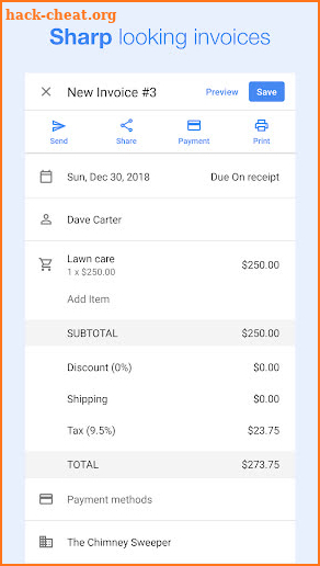 Simple Invoice Maker screenshot