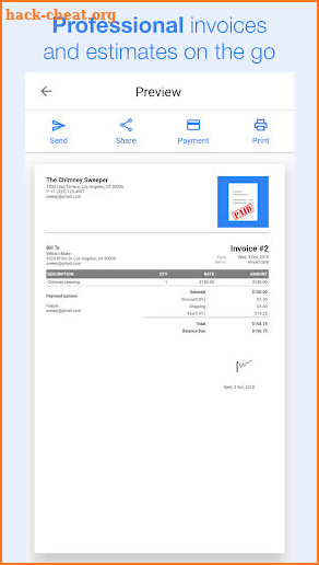 Simple Invoice Maker screenshot