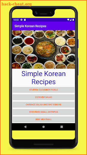 Simple Korean Recipes screenshot